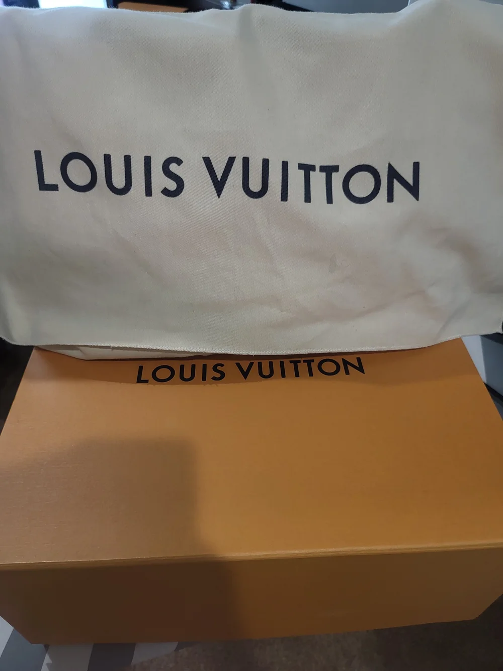 Louis Vuitton Women's Monogram Canvas V-Pattern Tote Bag - Black/Brown